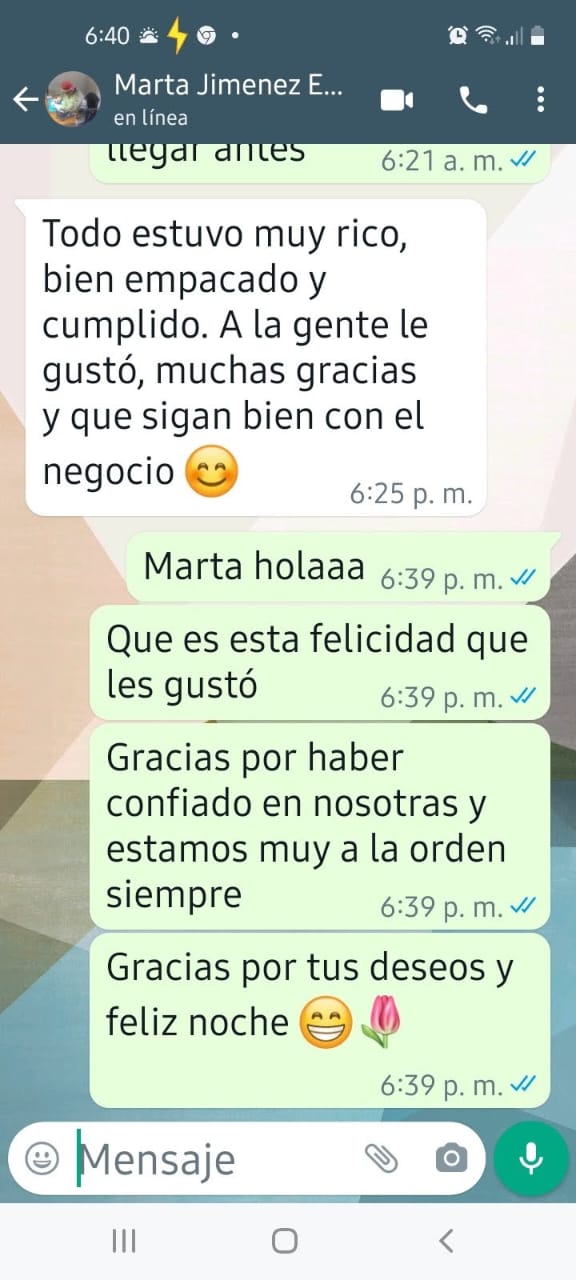 Testimonios catering - la cacerola de carola (3)