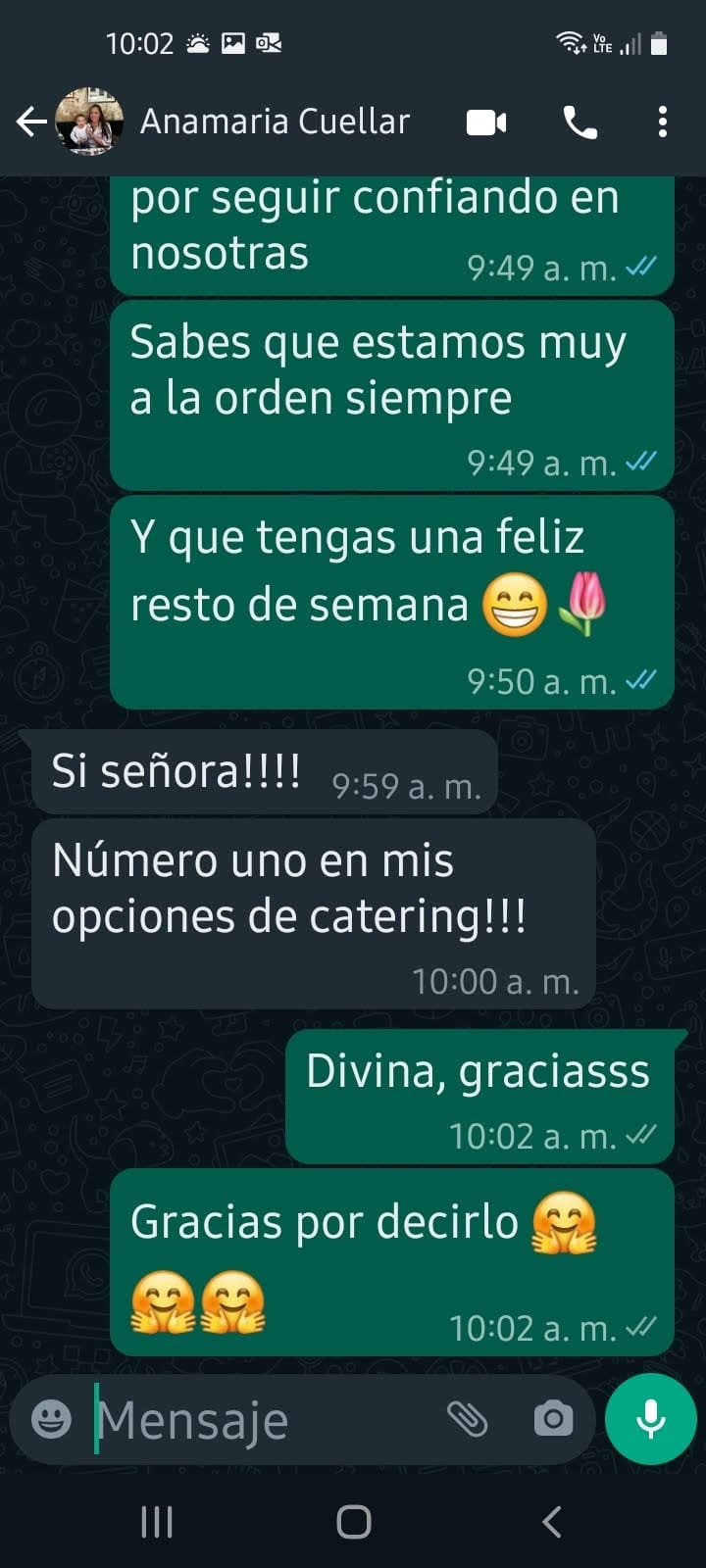 Testimonios catering - la cacerola de carola (5)
